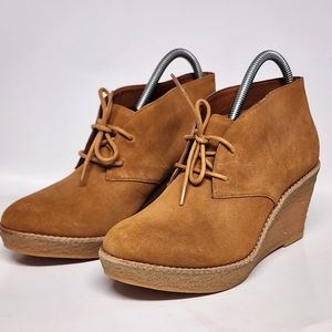Cole Haan Air Britt Chukka Wedge Booties Women's Size 9B